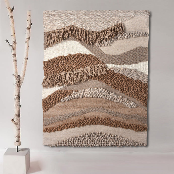 Wool Wall Hanging Art - Handmade Decorative Piece