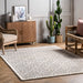 Wreathed Tiles Area Rug 160x230 cm Ivory