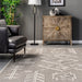 Yara Grey Textured Area Rug 160x230 cm