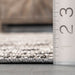 Yara Grey Textured Area Rug 160x230 cm