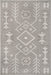 Yara Grey Textured Area Rug 160x230 cm