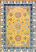 Yellow Art Deco Area Rug 160x230 cm