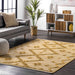 Yellow Moroccan Jute Rug 140x200 cm