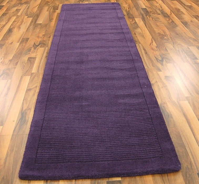 York Purple Runner Rug