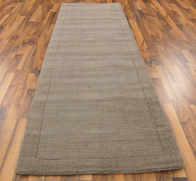 York Taupe Runner Rug