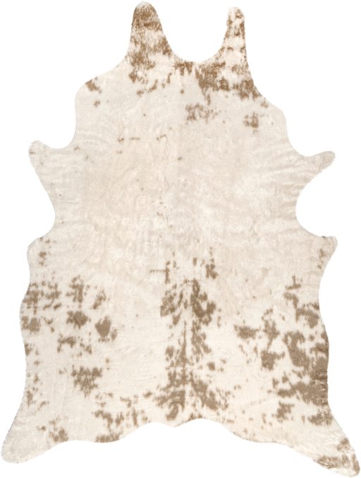 Zahara Washable Cowhide Rug Off White 120x180 cm