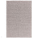 Zander Modern Plain Hand-Woven Heavy-Weight Chunky Textured Weave Space-Dyed Wool Mix Flatweave Charcoal Grey Rug