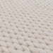 Zander Modern Plain Hand-Woven Heavy-Weight Chunky Textured Weave Space-Dyed Wool Mix Flatweave Ivory Rug