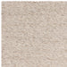 Zander Modern Plain Hand-Woven Heavy-Weight Chunky Textured Weave Space-Dyed Wool Mix Flatweave Oyster/Natural Rug