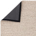 Zander Modern Plain Hand-Woven Heavy-Weight Chunky Textured Weave Space-Dyed Wool Mix Flatweave Oyster/Natural Rug