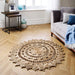 Zarla Natural Round Rug