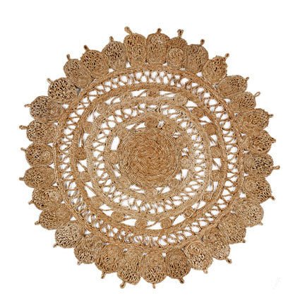 Zarla Natural Round Rug