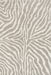 Zebra Pattern Indoor Outdoor Area Rug 120x180 cm Grey