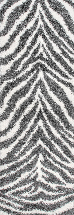 Zebra Print Area Rug 160x230 cm