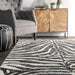 Zebra Print Area Rug 50x80 Centimeters