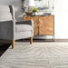 Zebra Print Area Rug Grey 120x180 cm