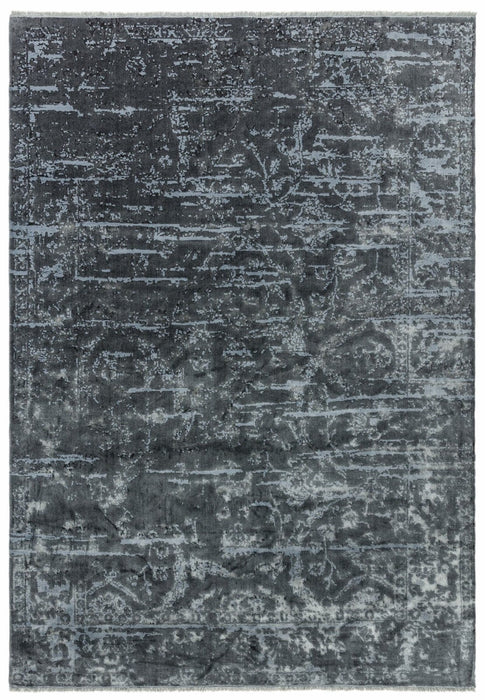 Zehraya ZE07 Charcoal Abstract Rug