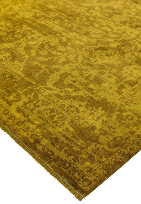 Zehraya ZE09 Gold Abstract Rug