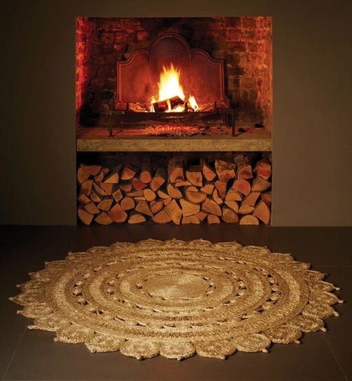 Zira Natural Round Rug