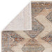 Zola Lisar Traditional Persian Vintage Distressed Ombre Hi-Low Textured Beige/Blue/Silver/Natural Rug