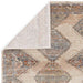 Zola Lisar Traditional Persian Vintage Distressed Ombre Hi-Low Textured Beige/Blue/Silver/Natural Rug