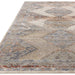 Zola Lisar Traditional Persian Vintage Distressed Ombre Hi-Low Textured Beige/Blue/Silver/Natural Rug