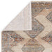 Zola Lisar Traditional Persian Vintage Distressed Ombre Hi-Low Textured Beige/Blue/Silver/Natural Rug