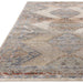 Zola Lisar Traditional Persian Vintage Distressed Ombre Hi-Low Textured Beige/Blue/Silver/Natural Rug