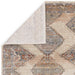 Zola Lisar Traditional Persian Vintage Distressed Ombre Hi-Low Textured Beige/Blue/Silver/Natural Rug