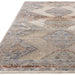 Zola Lisar Traditional Persian Vintage Distressed Ombre Hi-Low Textured Beige/Blue/Silver/Natural Rug
