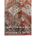 Zola Tark Tappeto Tradizionale con Bordo Persiano Hi-Low Texture Ruggine/Rosa/Crema/Marrone chiaro 155 x 230 cm