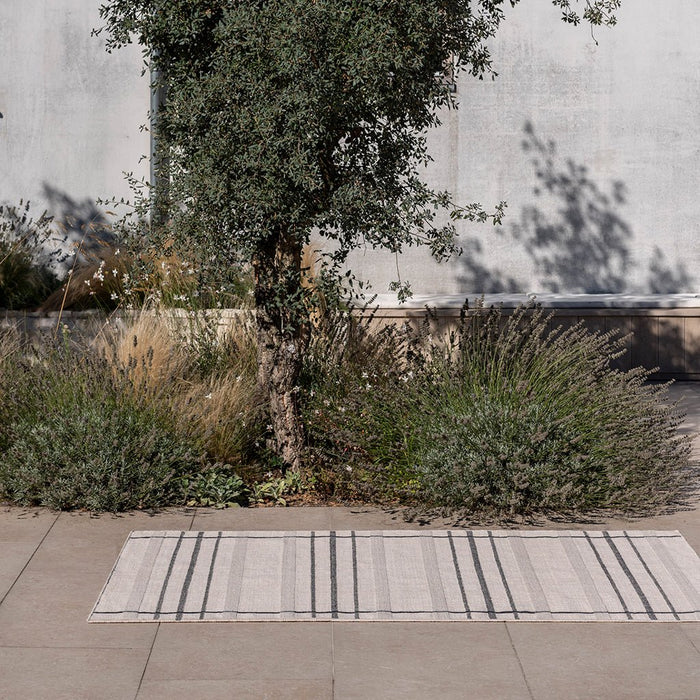 Zona Charcoal Line outdoor 497605 Rug