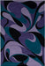 i2K Retro Purple Green Rug