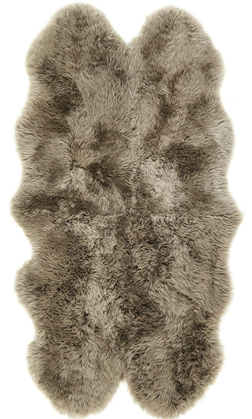 Phoenox Sheepskin Khaki Rug